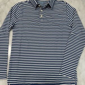 Crewcuts Boy’s Blue and White Striped Long sleeve shirt